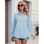 HOTOUCH Button Down Shirts for Women Long Sleeve Blouse Dressy Casual Business Work Tops with Pocket HOTOUCH Button Down Shirts for Women Long Sleeve Blouse Dressy Casual Business Work Tops with Pocket