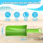 Upgrade 9" Beach Sand Shovels Scooping Toys Set, Beach Spade with Anti Slip Handle, Garden Tool For Kids Adults, Gardening Digging Sandbox Kit, Beach Essential Gift For Boys Girls Indoor Outdoor Upgrade 9" Beach Sand Shovels Scooping Toys Set, Beach Spade with Anti Slip Handle, Garden Tool For Kids Adults, Gardening Digging Sandbox Kit, Beach Essential Gift For Boys Girls Indoor Outdoor