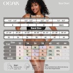 OEAK Women Jelly Bras No Underwire Scalloped Push Up Buttery Soft Tshirt Bra Seamless Full Coverage Convertible Everyday Bra