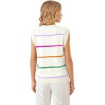 WIHOLL Tank Tops for Women Summer Lightweight Sweater Fashion Clothing Crew Neck T Shirts Cap Sleeve Business Casual Outfit