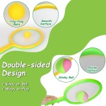 Double the Fun, 2-in-1 Toss and Catch Game with Dual-Sided Paddles, Ultimate Outdoor Activity Set for Kids 3+ Family. Perfect Outside Toy for Beach, Yard, Camping, an Engaging Gift for Boys and Girls