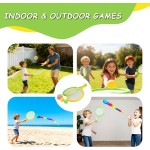Double the Fun, 2-in-1 Toss and Catch Game with Dual-Sided Paddles, Ultimate Outdoor Activity Set for Kids 3+ Family. Perfect Outside Toy for Beach, Yard, Camping, an Engaging Gift for Boys and Girls