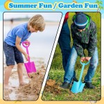 Beach Sand Shovels Toys, 16 Inch Heavy Duty Plastic Sand Spade Shovel for Kids Adults, Beach Sand Toy for Sandbox,Outdoor, Snow Scoop, Planting, Digging, Gardening, Summer Vacation 3 Pack