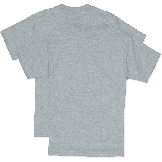 Hanes Men's Beefy-t T-Shirt, Heavyweight Cotton Tee, 1 Or 2 Pack, Big & Tall