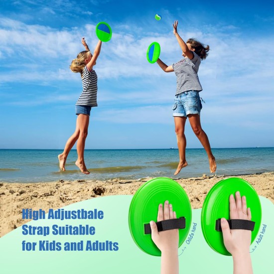 PlayZap Toss and Catch Ball Set - Outdoor Toys for Kids Games - Outside Yard Pool Beach Toys for 3 4 5 6 7 8+ Years Old Boys Girls - Birthday Gift Easter Basket Stuffers