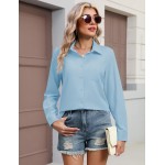HOTOUCH Button Down Shirts for Women Long Sleeve Blouse Dressy Casual Business Work Tops with Pocket HOTOUCH Button Down Shirts for Women Long Sleeve Blouse Dressy Casual Business Work Tops with Pocket